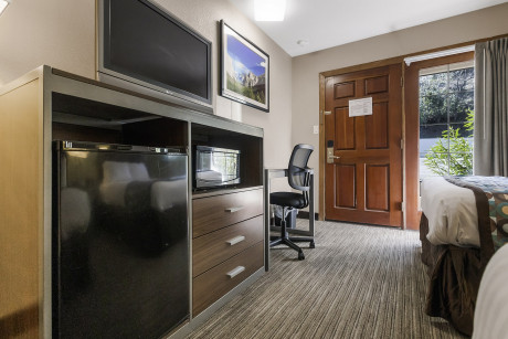 Guest Rooms - In-room Amenities (Flat Screen TV, Comfortable Bed & Chair)